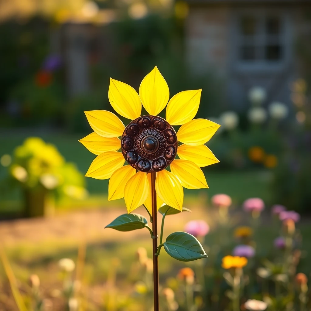 Sunflower Wind Spinner